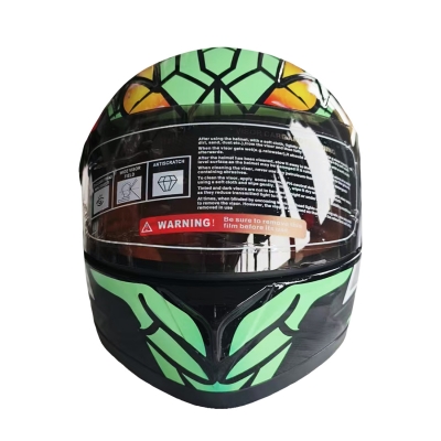 Детский мотошлем защитный с визором Kindheit, размер S-2